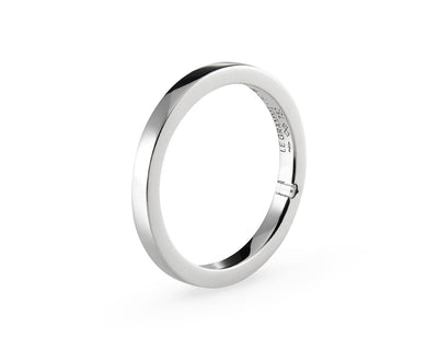 bague ruban 2mm la 5g sertie diamant